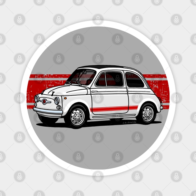 The little italian hot sports car! Magnet by jaagdesign